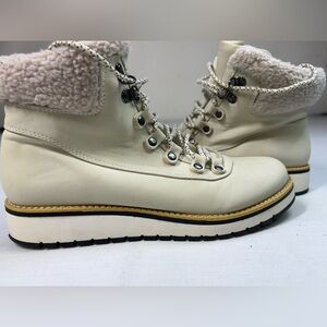 ASPEN Nomad Women’s Hiking Boots Size 6.5 Stone Cream Water Resistant